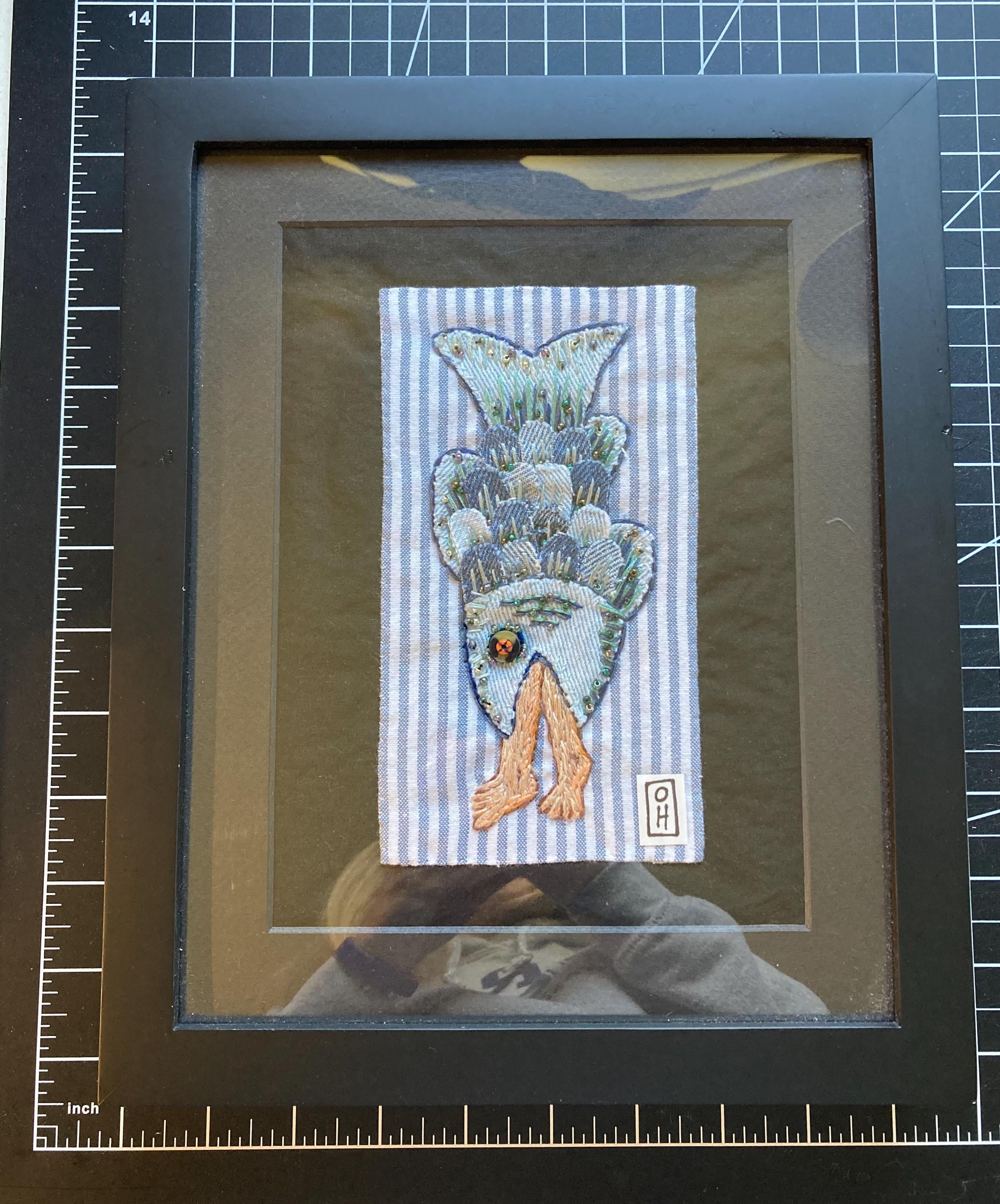 Gone Fishin' Framed Embroidery