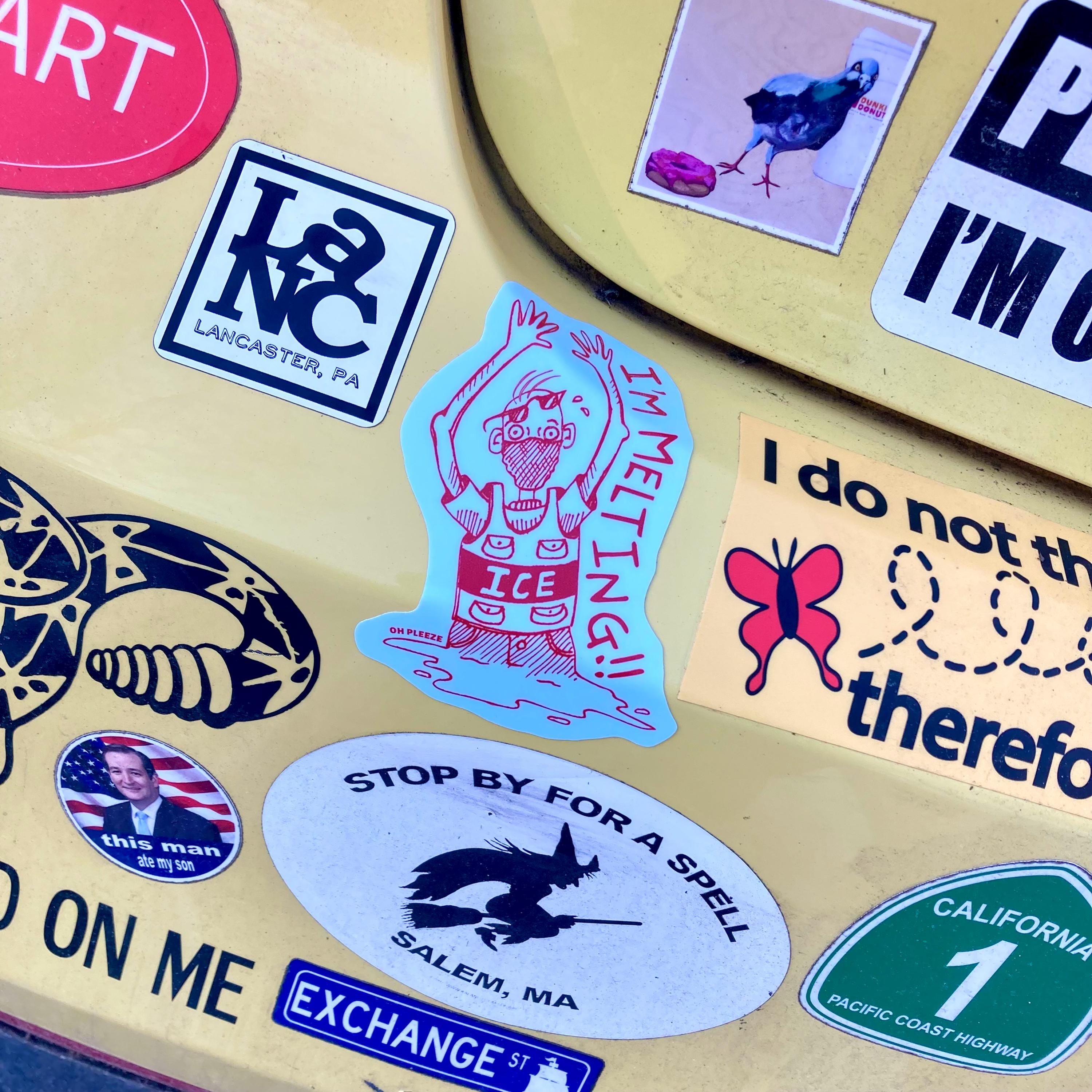 I'm Melting!! Anti-ICE Sticker