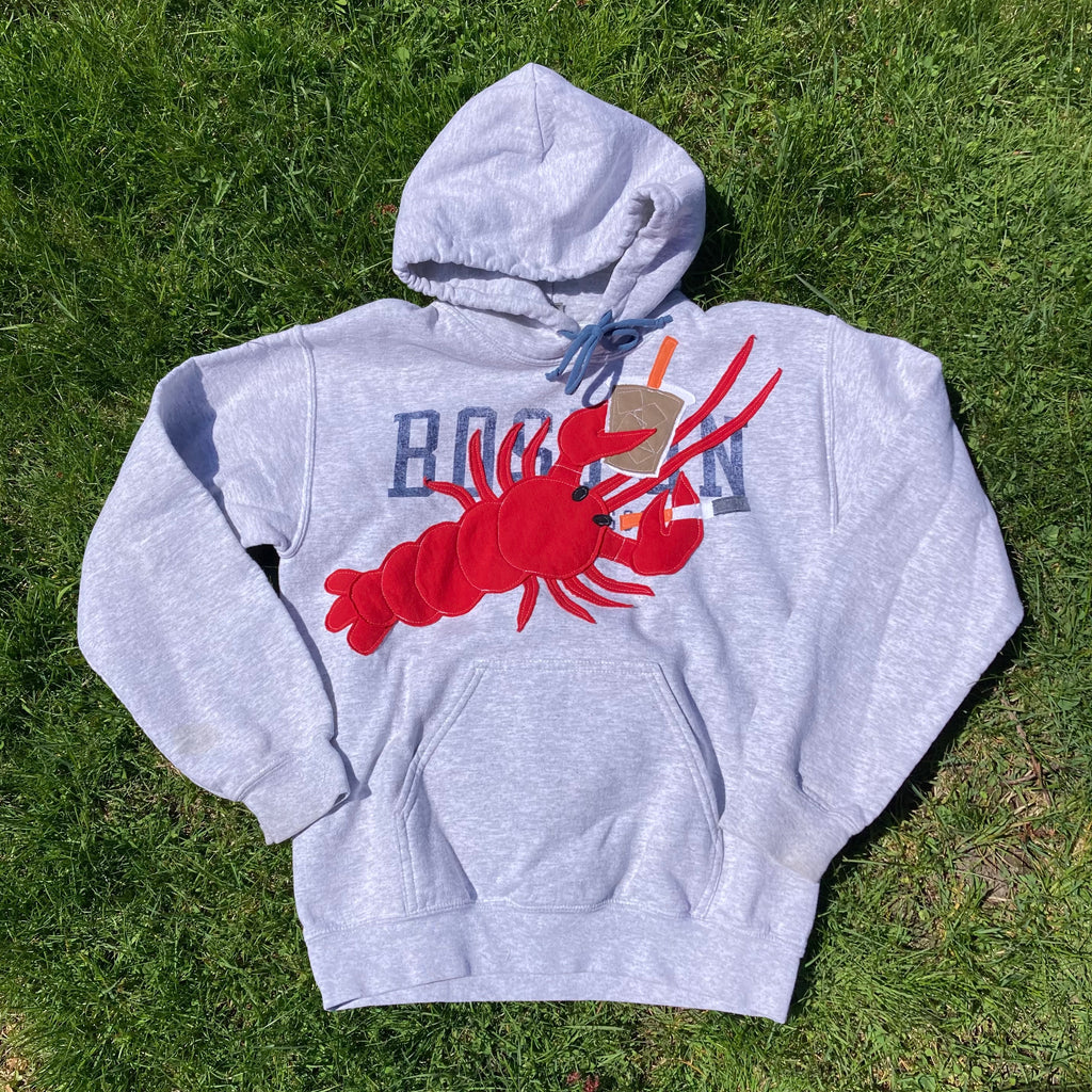 SMALL Masshole Lobstah Boston Hoodie