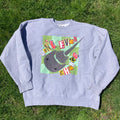 LARGE Don't Ever Change Gray Crewneck