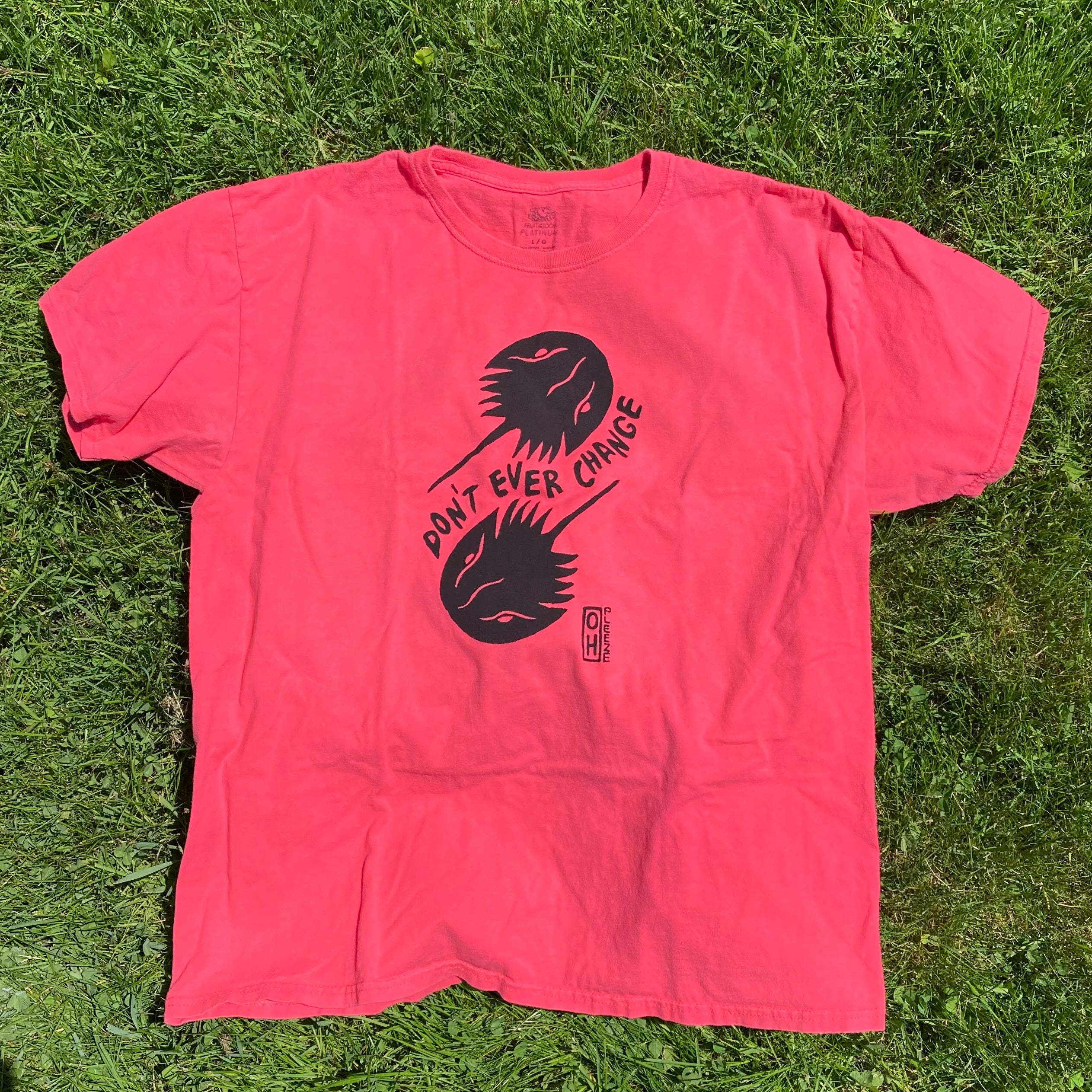 LARGE "Don't Ever Change" Horseshoe Crab T-Shirt