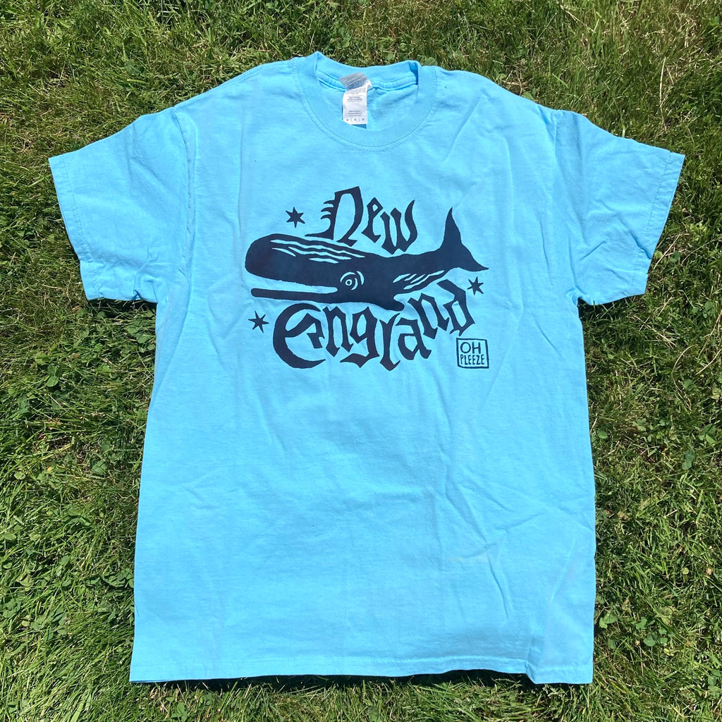 MEDIUM New England Screen Printed T-Shirt