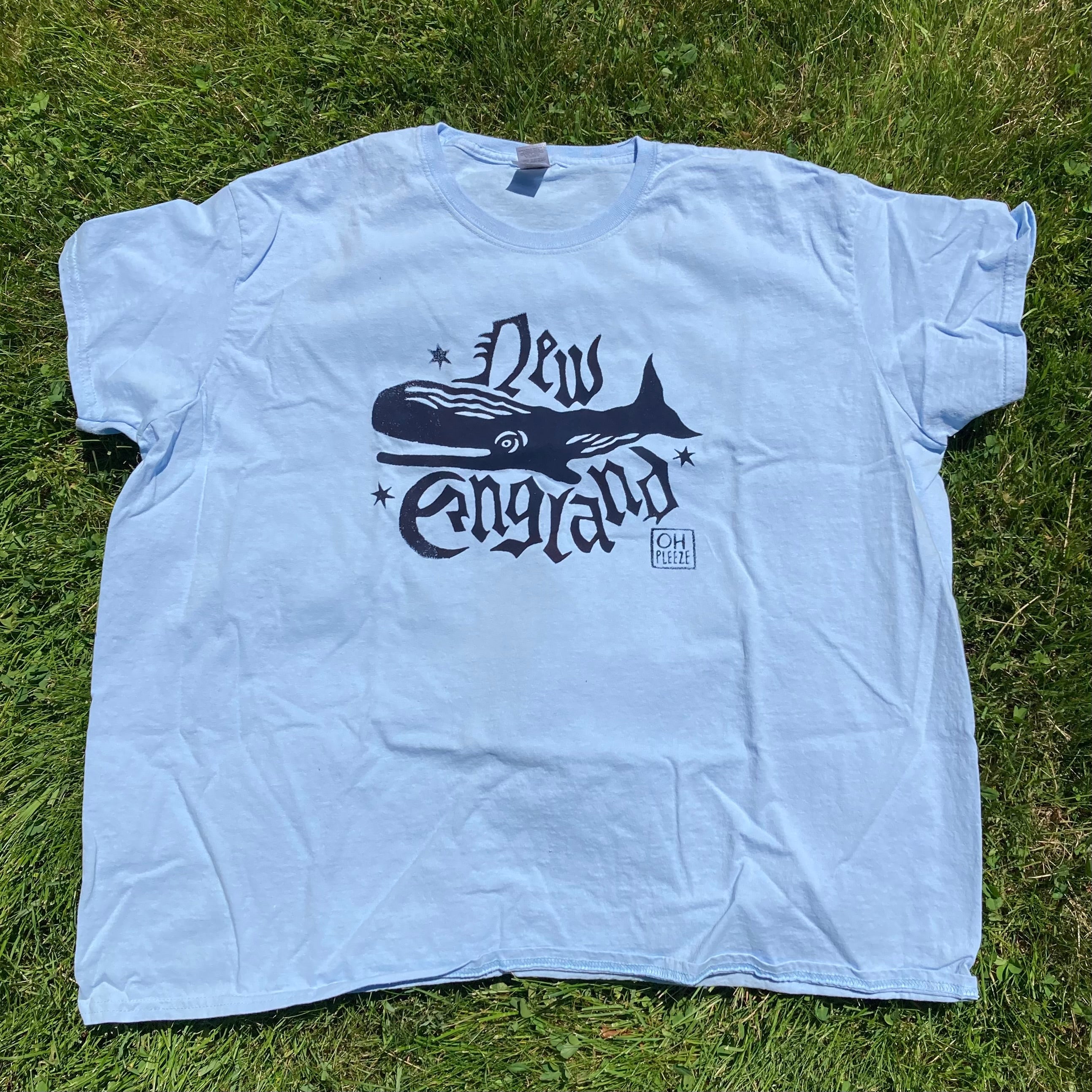 3XL New England Screen Printed T-Shirt