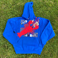 MEDIUM Masshole Lobstah Blue Hoodie