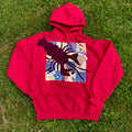 MEDIUM Masshole Lobstah Dark Red Hoodie