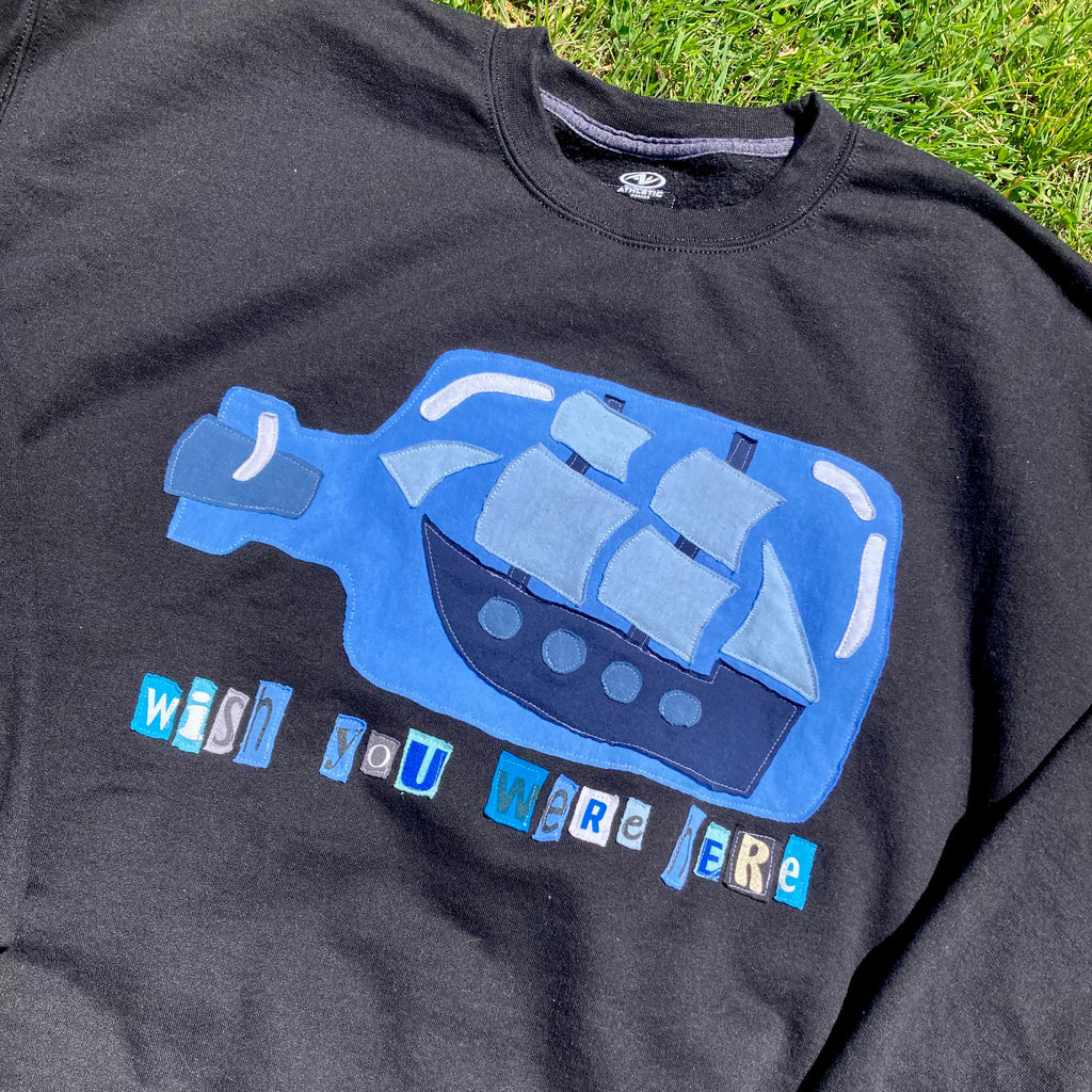 XL Ship In A Bottle Sweatshirt