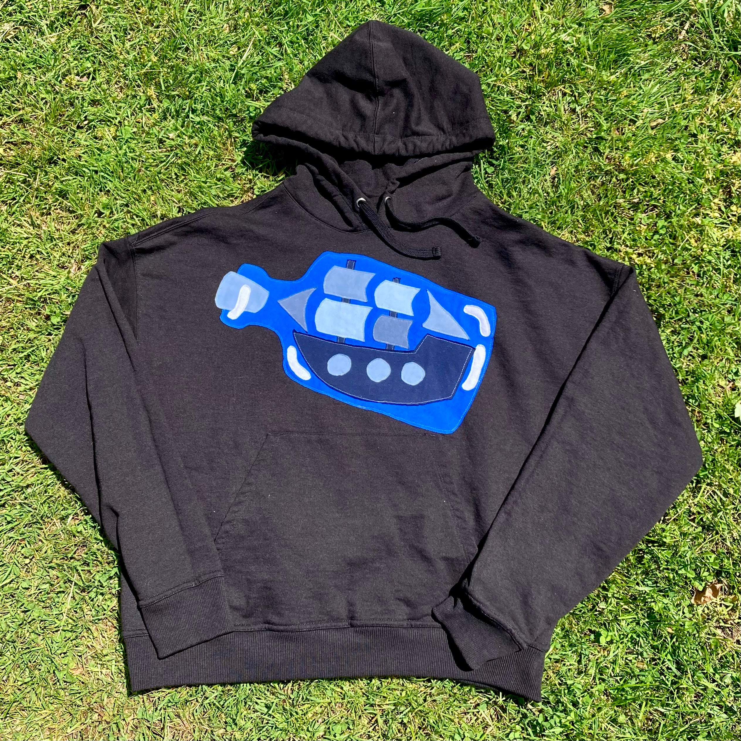 LARGE Ship In A Bottle Sweatshirt