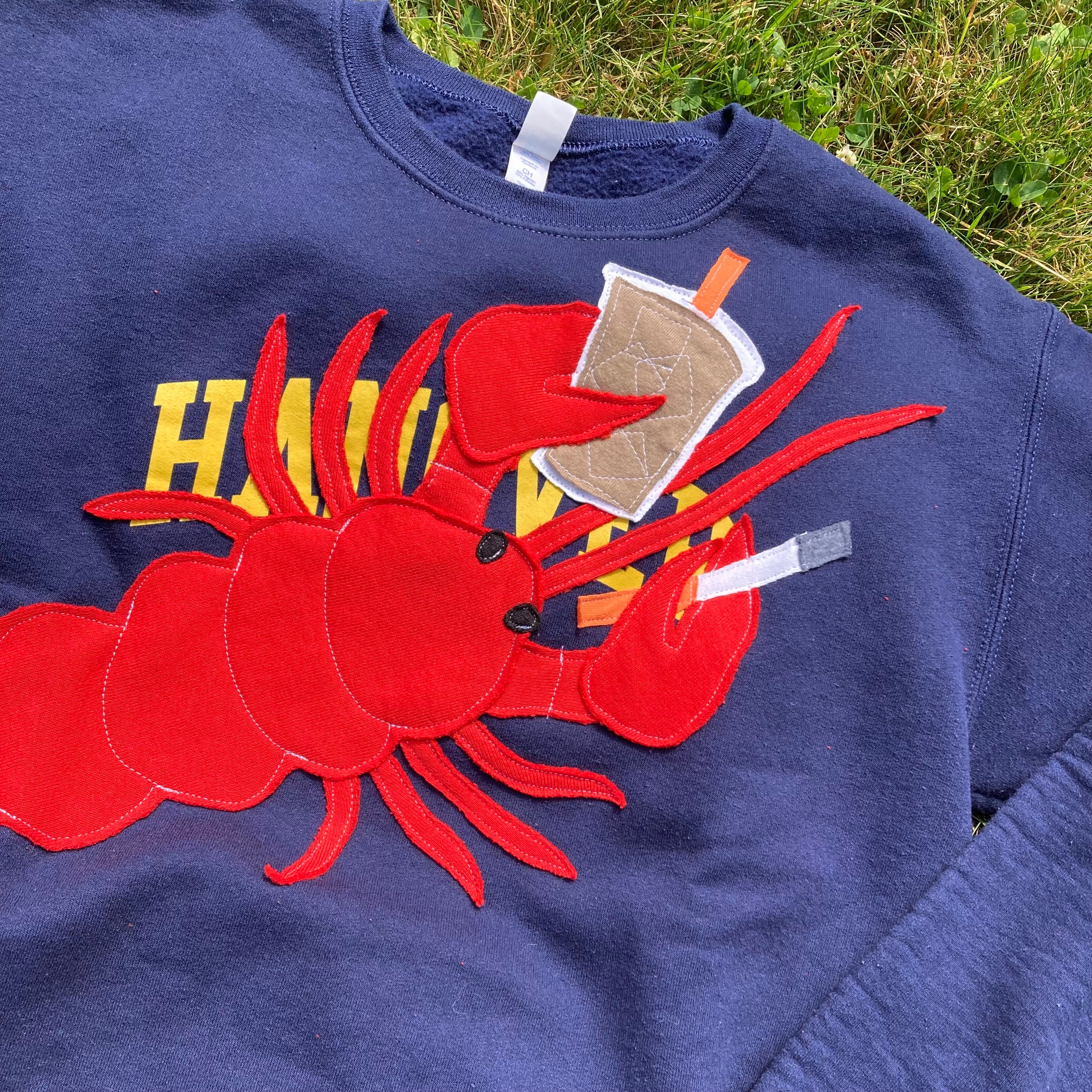 SMALL Masshole Lobstah Hanover Crewneck