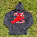 MEDIUM Masshole Lobstah Black Hoodie