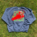 2XL Masshole Lobstah Dark Gray Crewneck