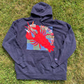 XL Masshole Lobstah Navy Hoodie
