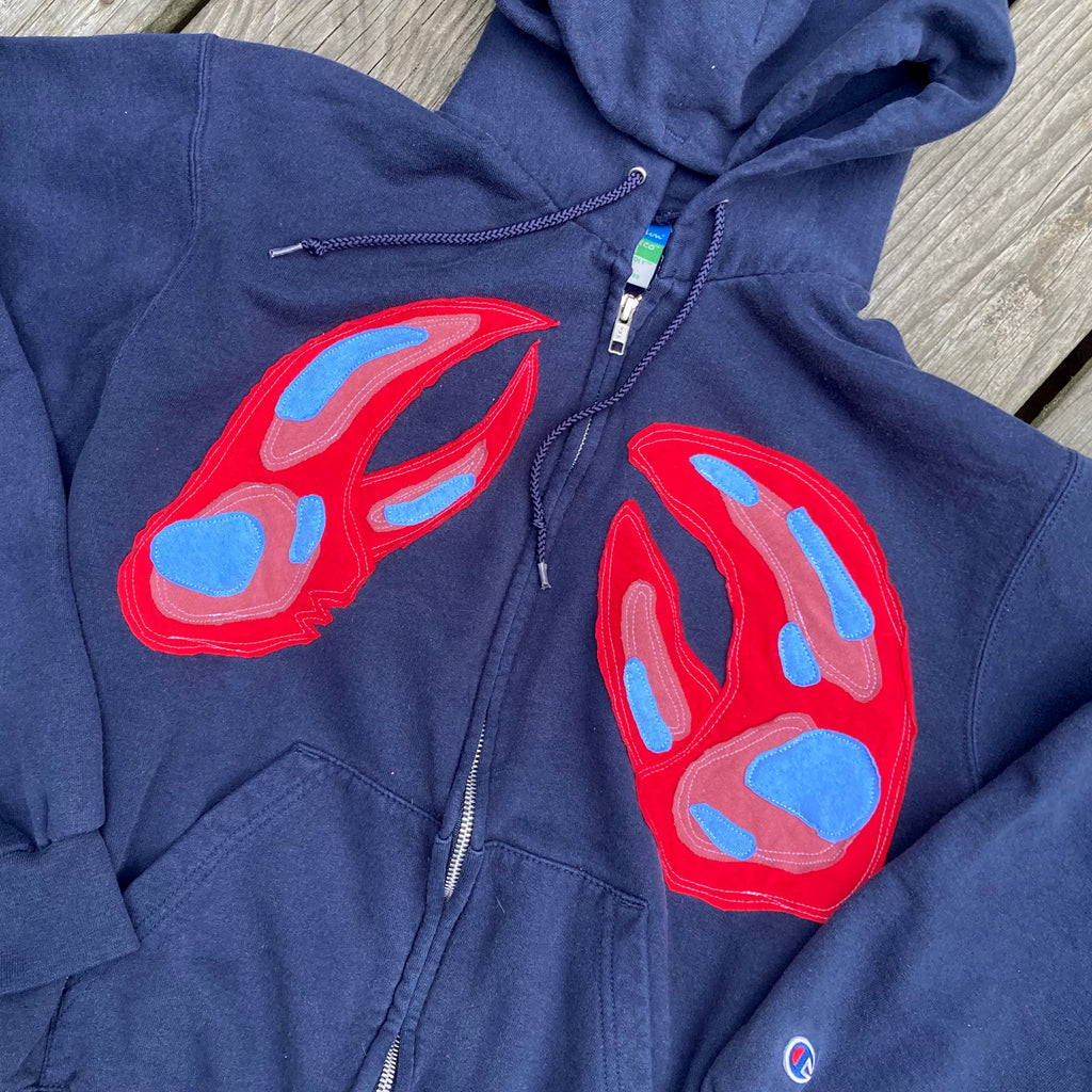 SMALL Claws Zip-Up Hoodie