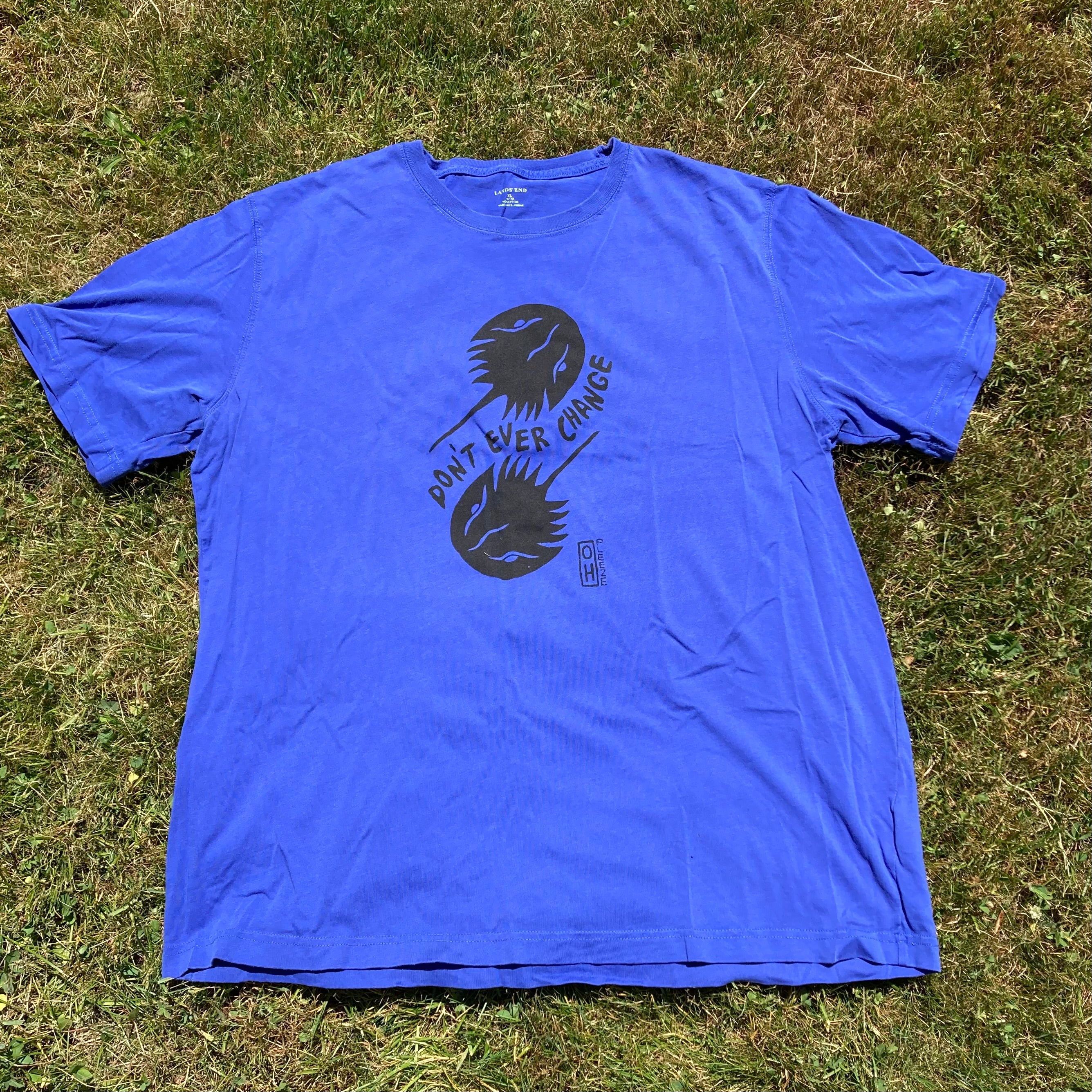 LARGE "Don't Ever Change" Horseshoe Crab T-Shirt