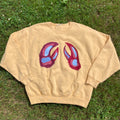 LARGE/XL Claws Yellow Crewneck