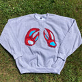 LARGE Claws Gray Crewneck