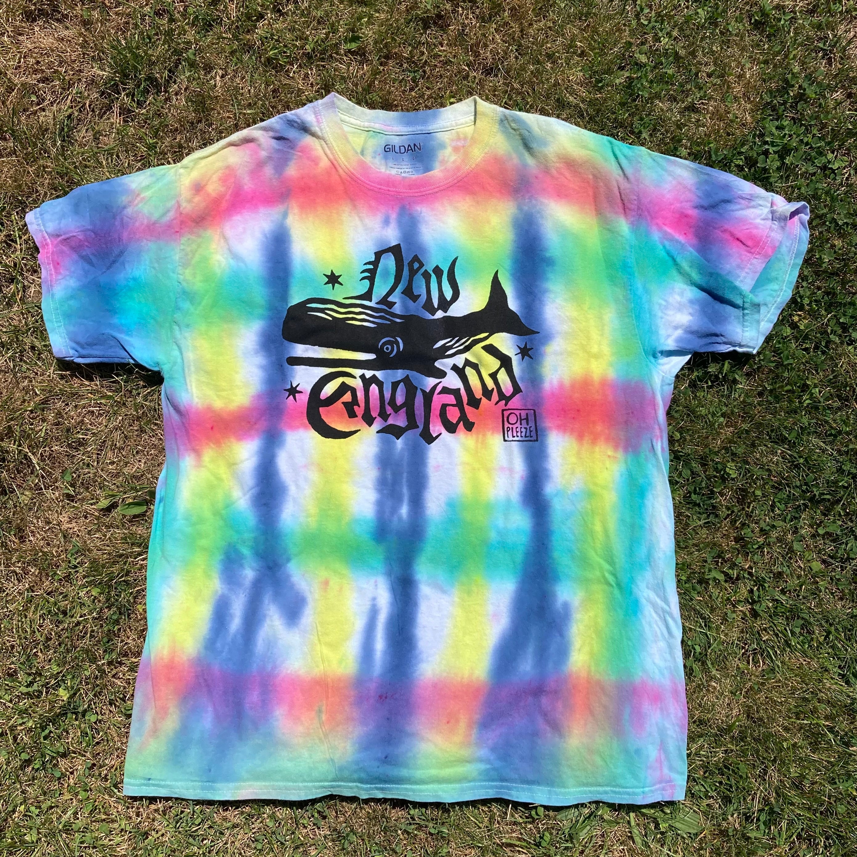 LARGE New England Screen Printed T-Shirt