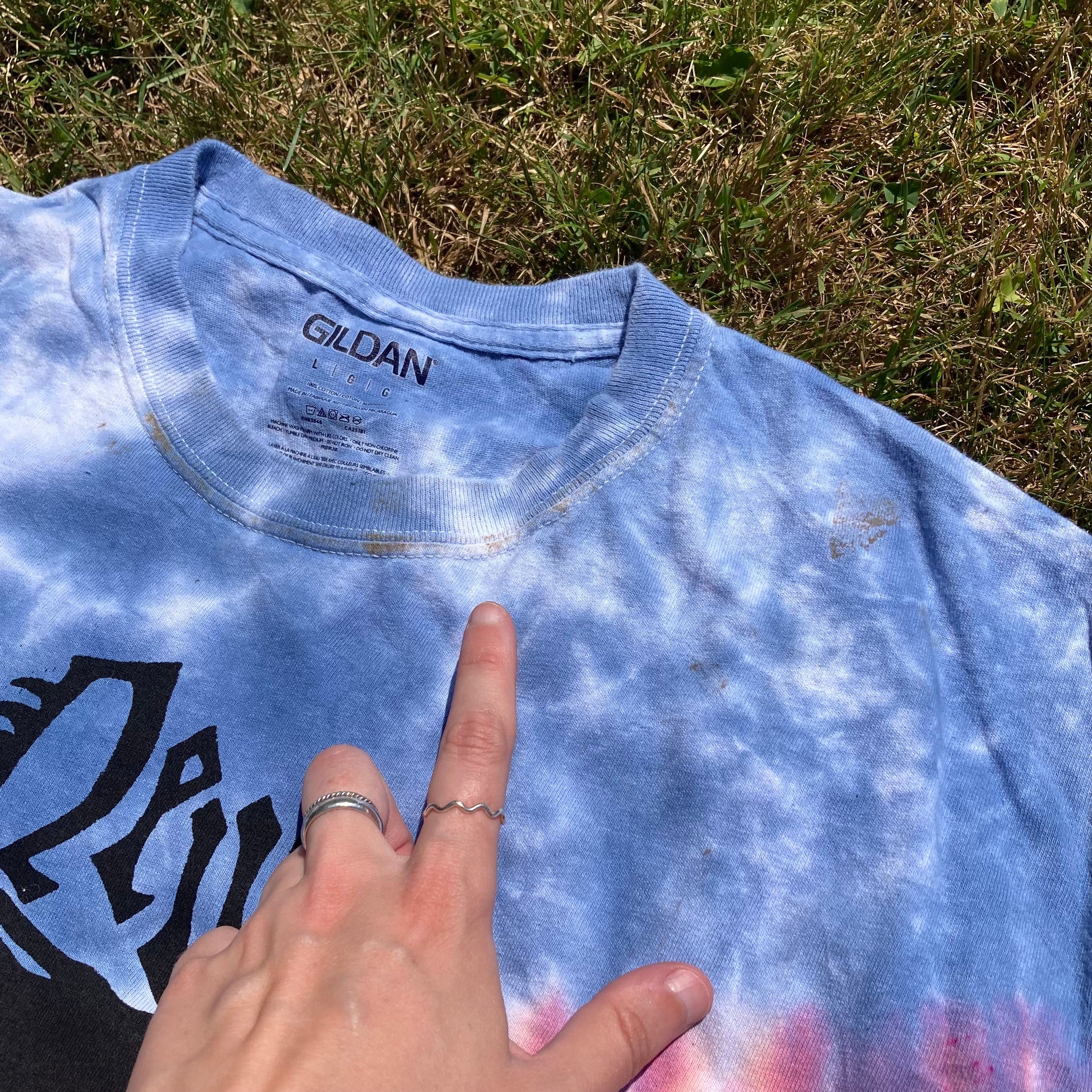 LARGE New England Screen Printed T-Shirt