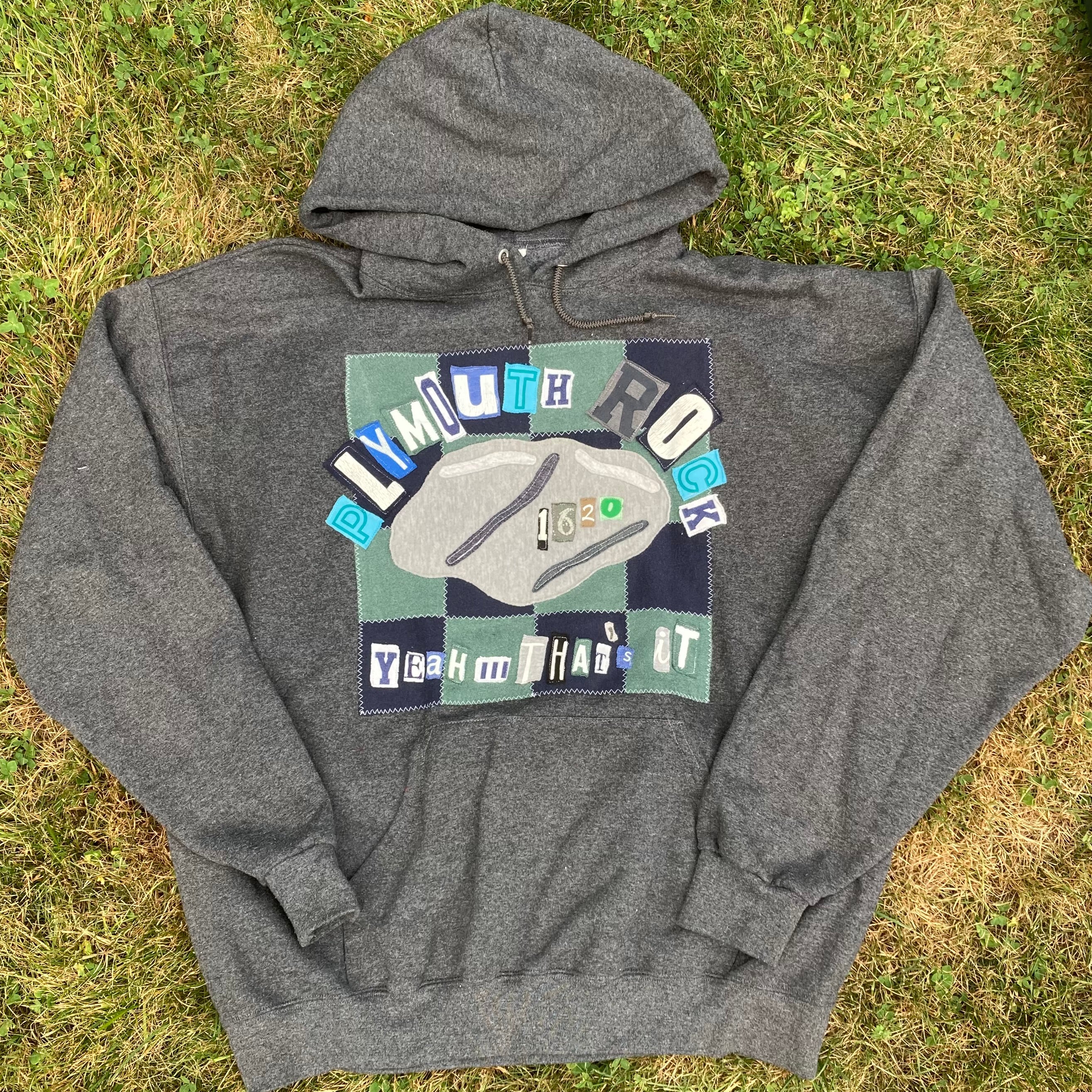 XL Plymouth Rock Dark Gray Hoodie
