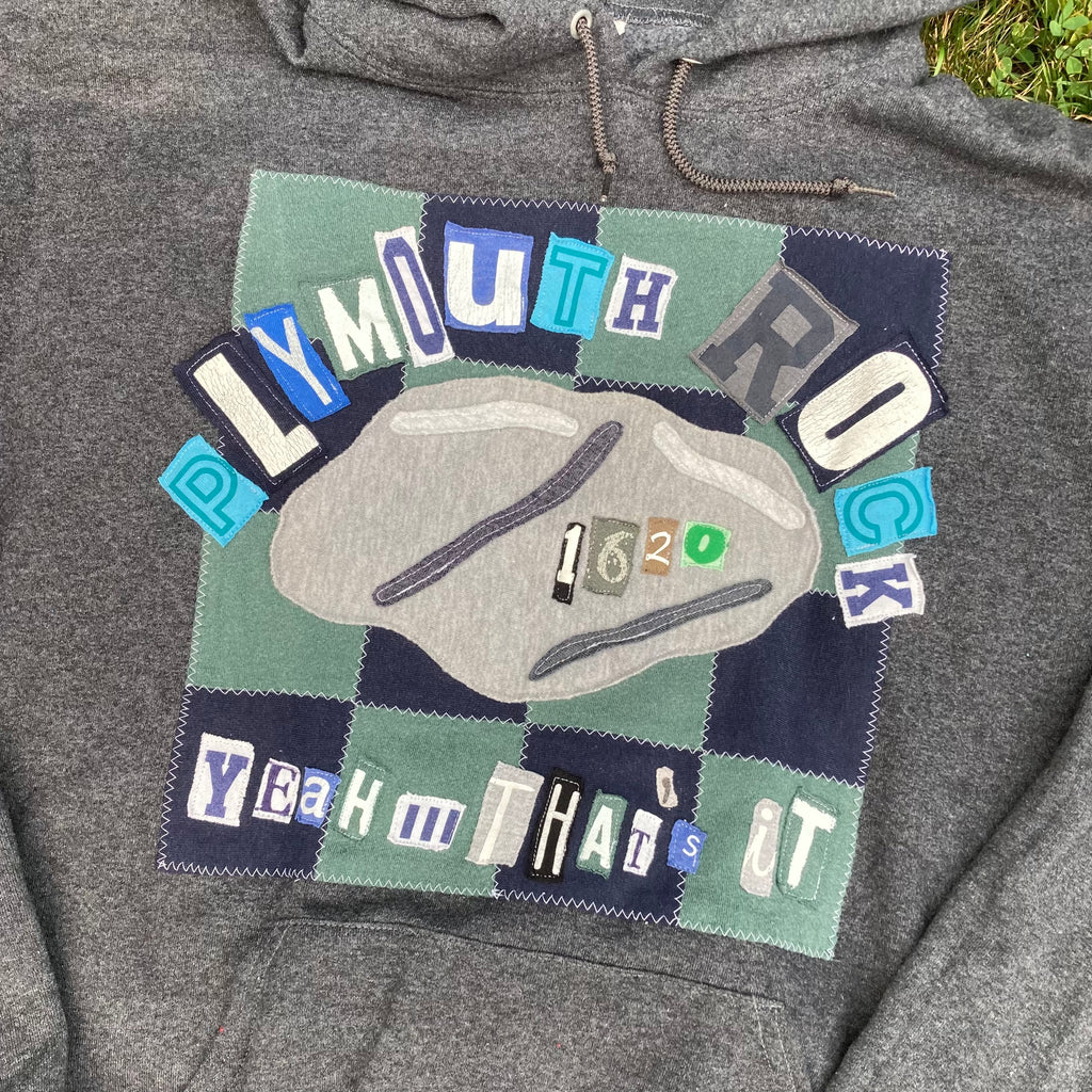 XL Plymouth Rock Dark Gray Hoodie