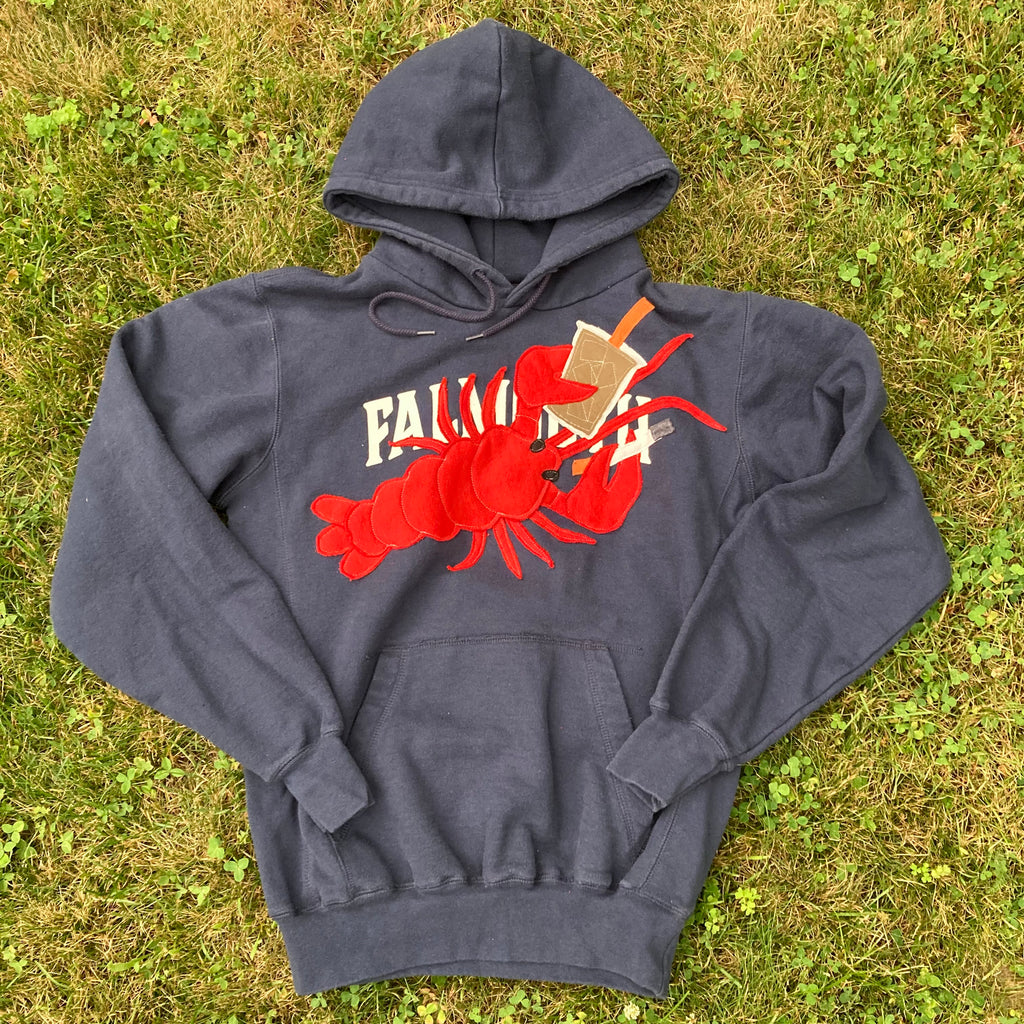 SMALL Masshole Lobstah Falmouth Hoodie
