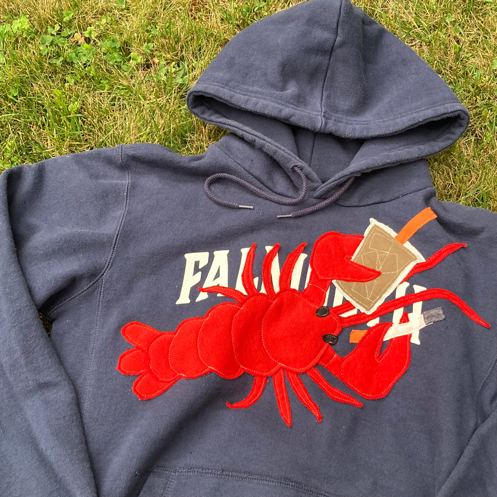 SMALL Masshole Lobstah Falmouth Hoodie