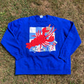 XL Masshole Lobstah Blue Crewneck