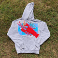 SMALL Masshole Lobstah Gray Hoodie