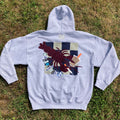 XL Masshole Lobstah Gray Hoodie