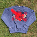SMALL Masshole Lobstah Steel Blue Crewneck