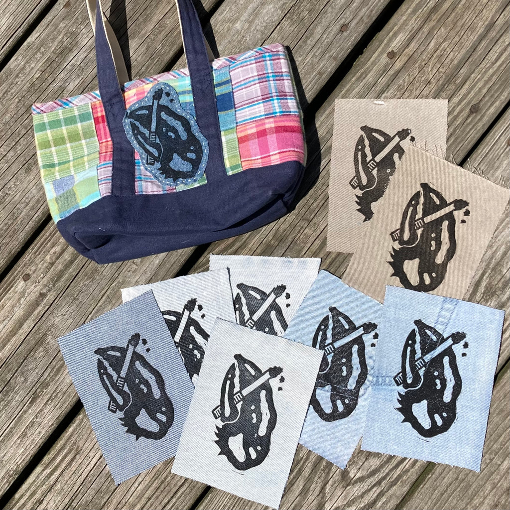 Masshole Lobstah Denim Patches