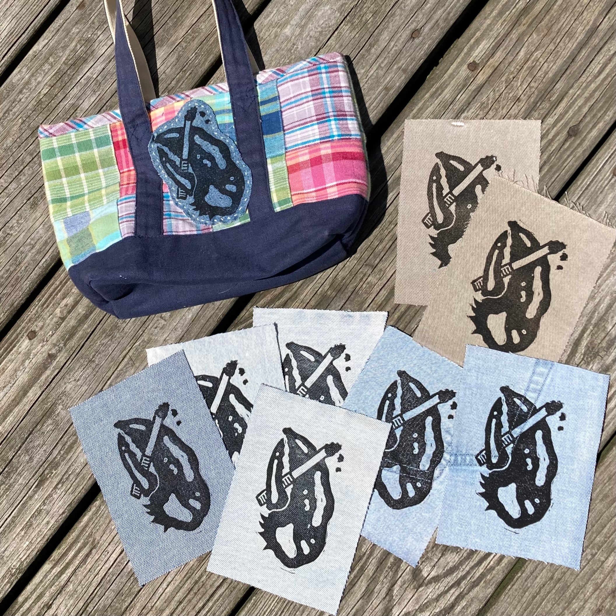 Masshole Lobstah Denim Patches