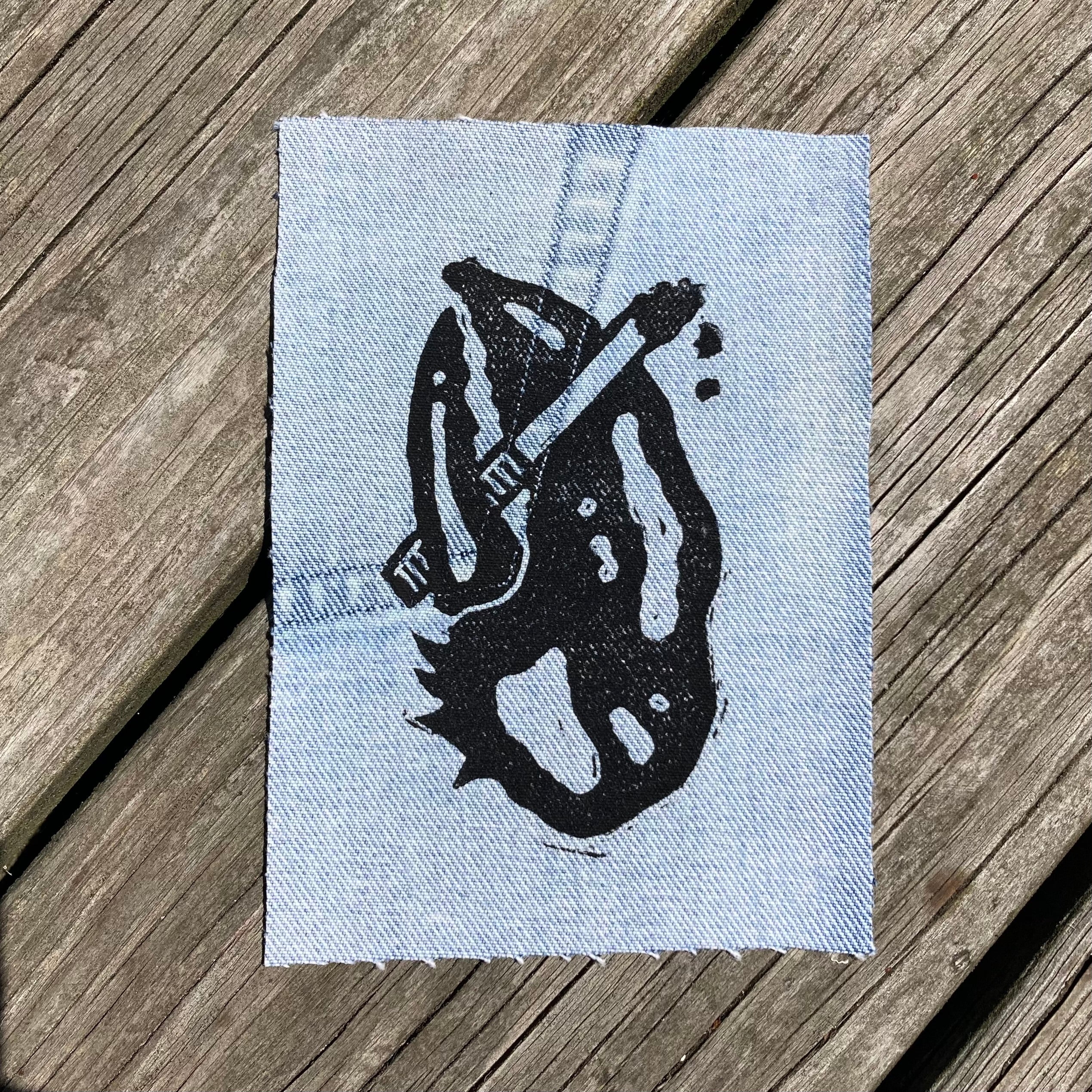 Masshole Lobstah Denim Patches