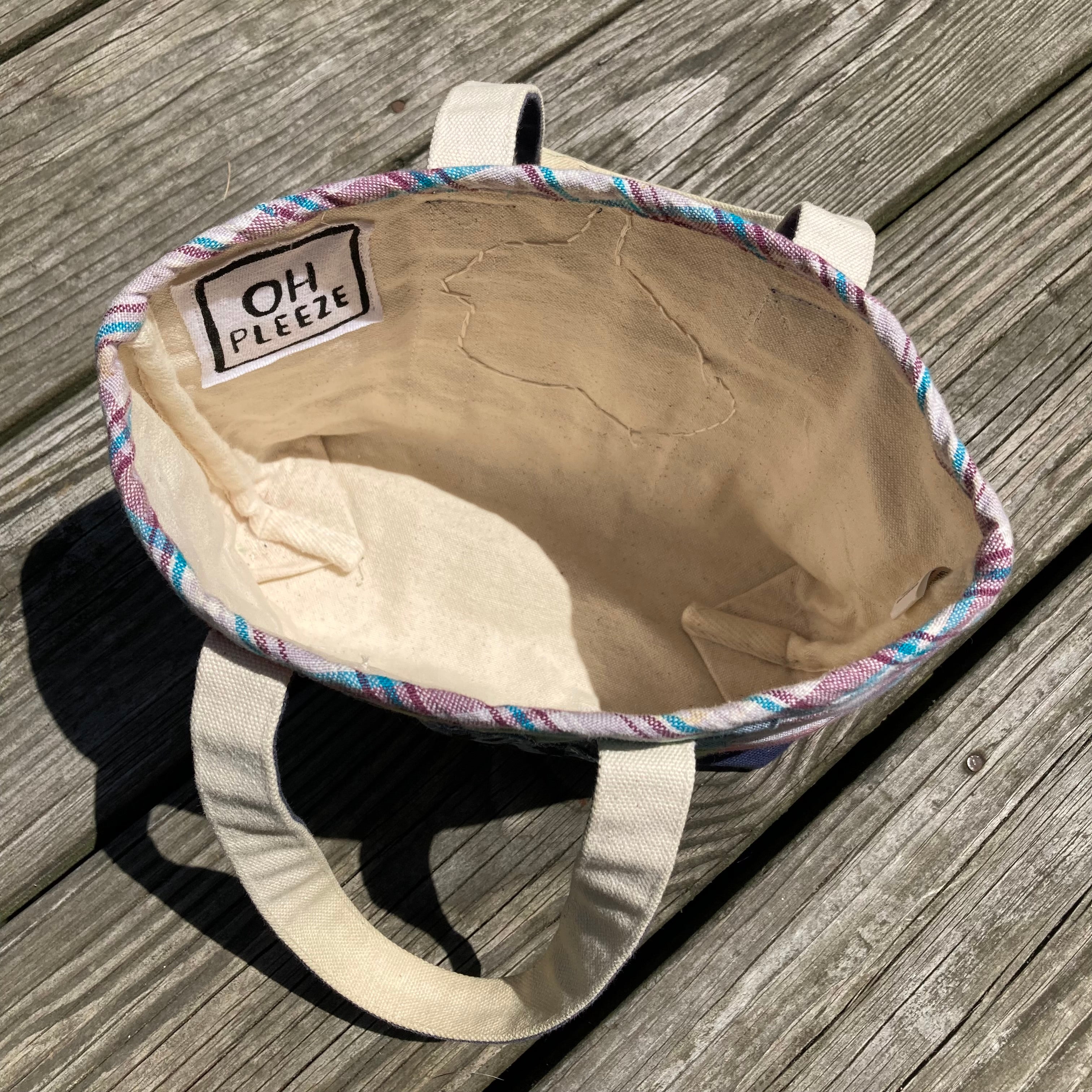 Masshole Lobstah Patched Mini Tote Bag