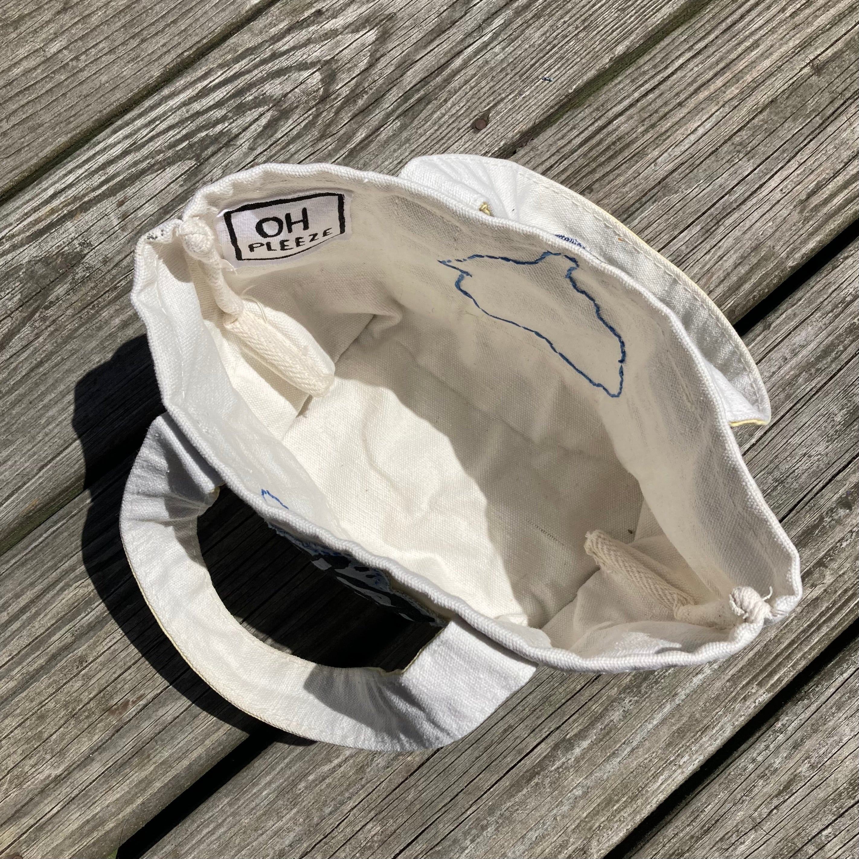 Masshole Lobstah Patched Mini Tote Bag