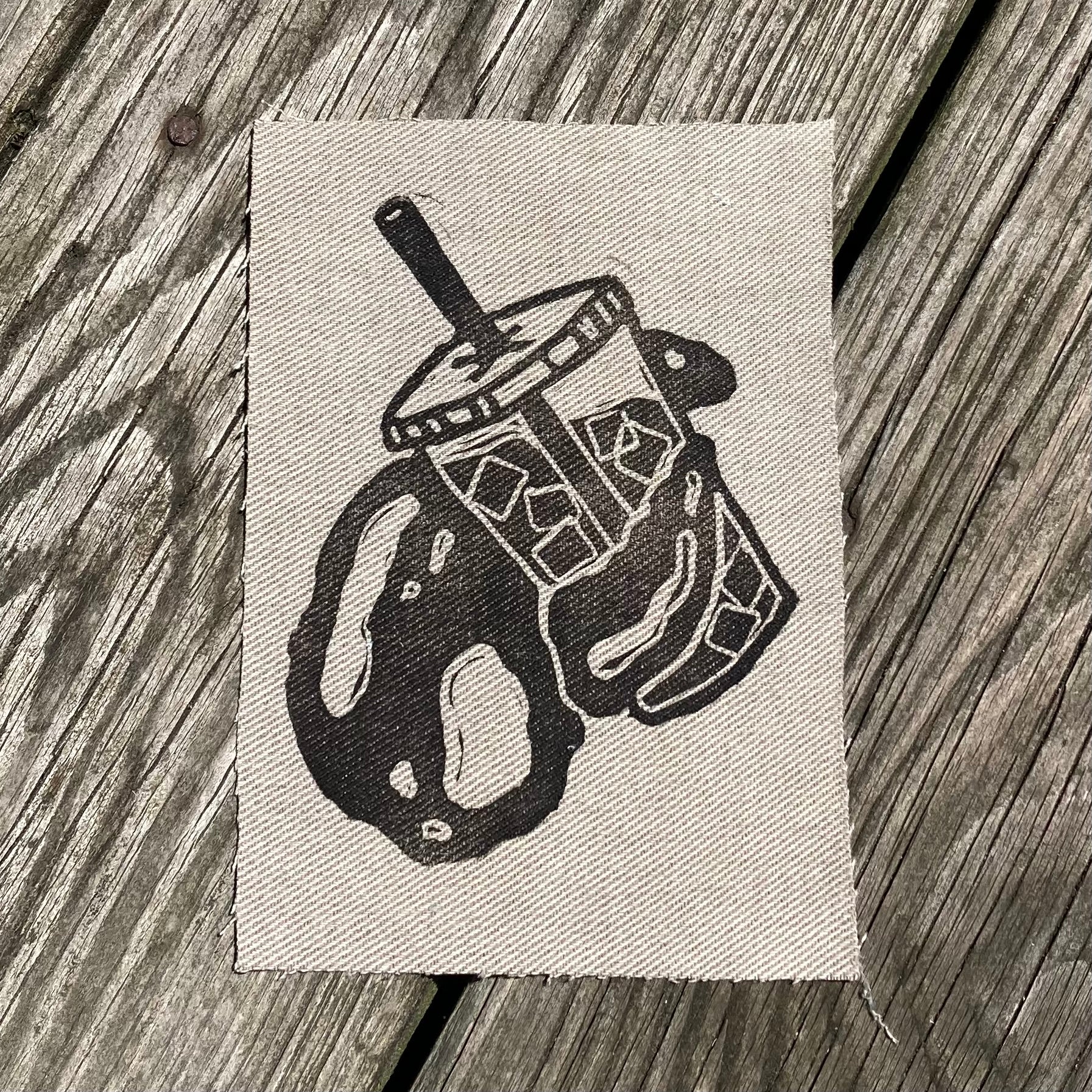 Masshole Lobstah Denim Patches