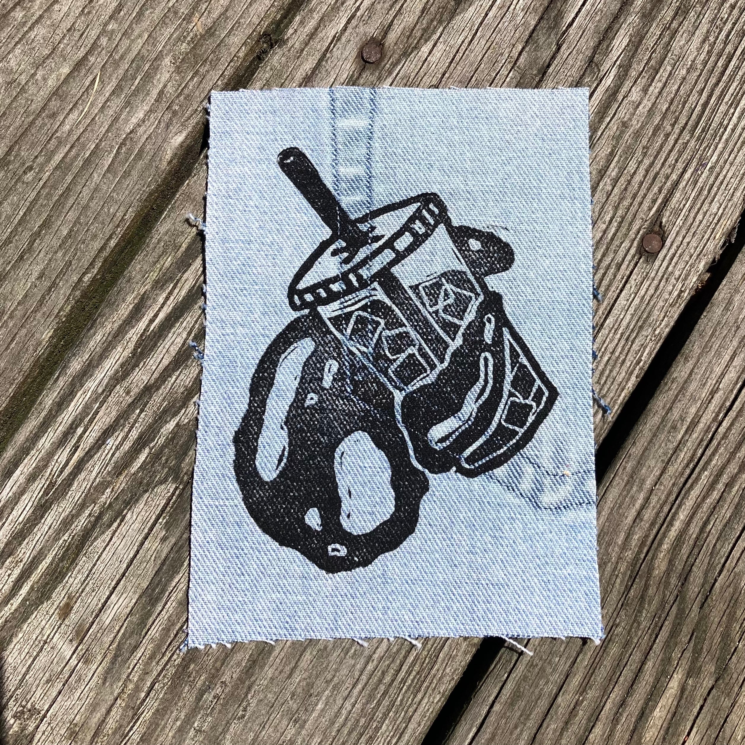 Masshole Lobstah Denim Patches