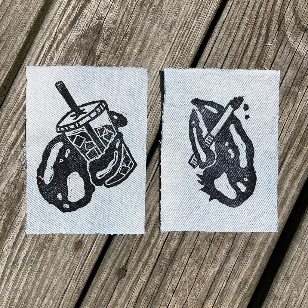 Masshole Lobstah Denim Patches