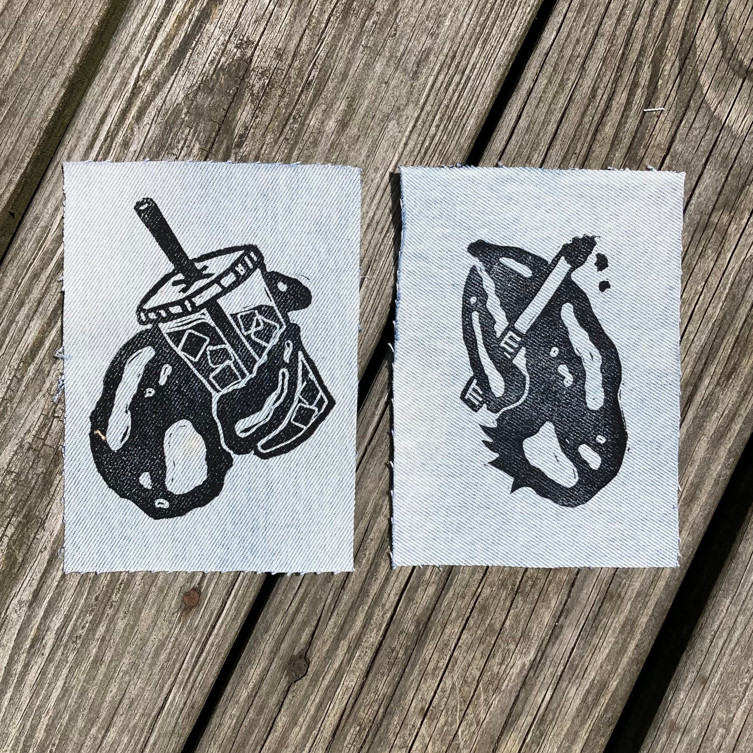 Masshole Lobstah Denim Patches