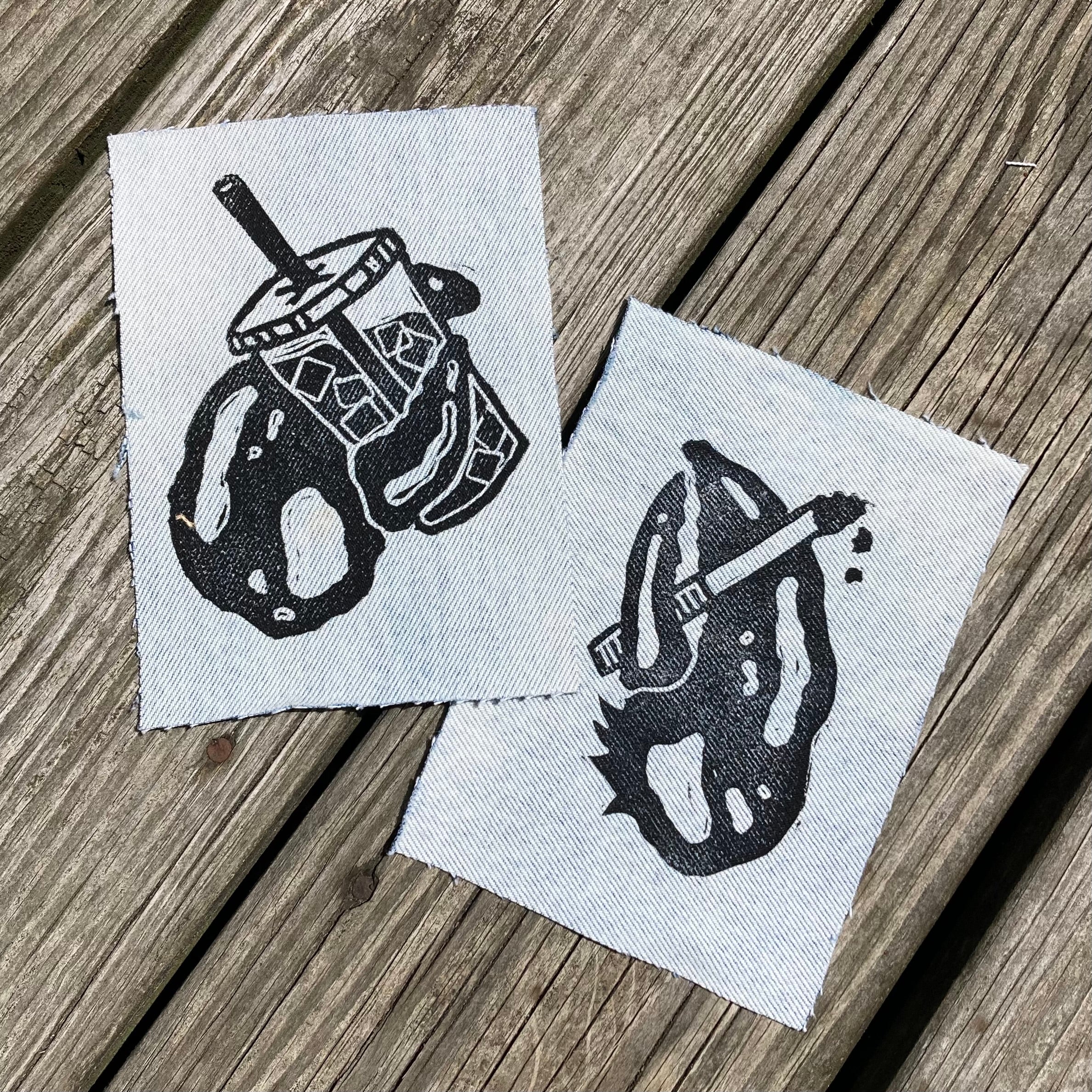 Masshole Lobstah Denim Patches
