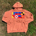 Large/XL "KEEL OVER" Nauti Sailing Flags Hoodie