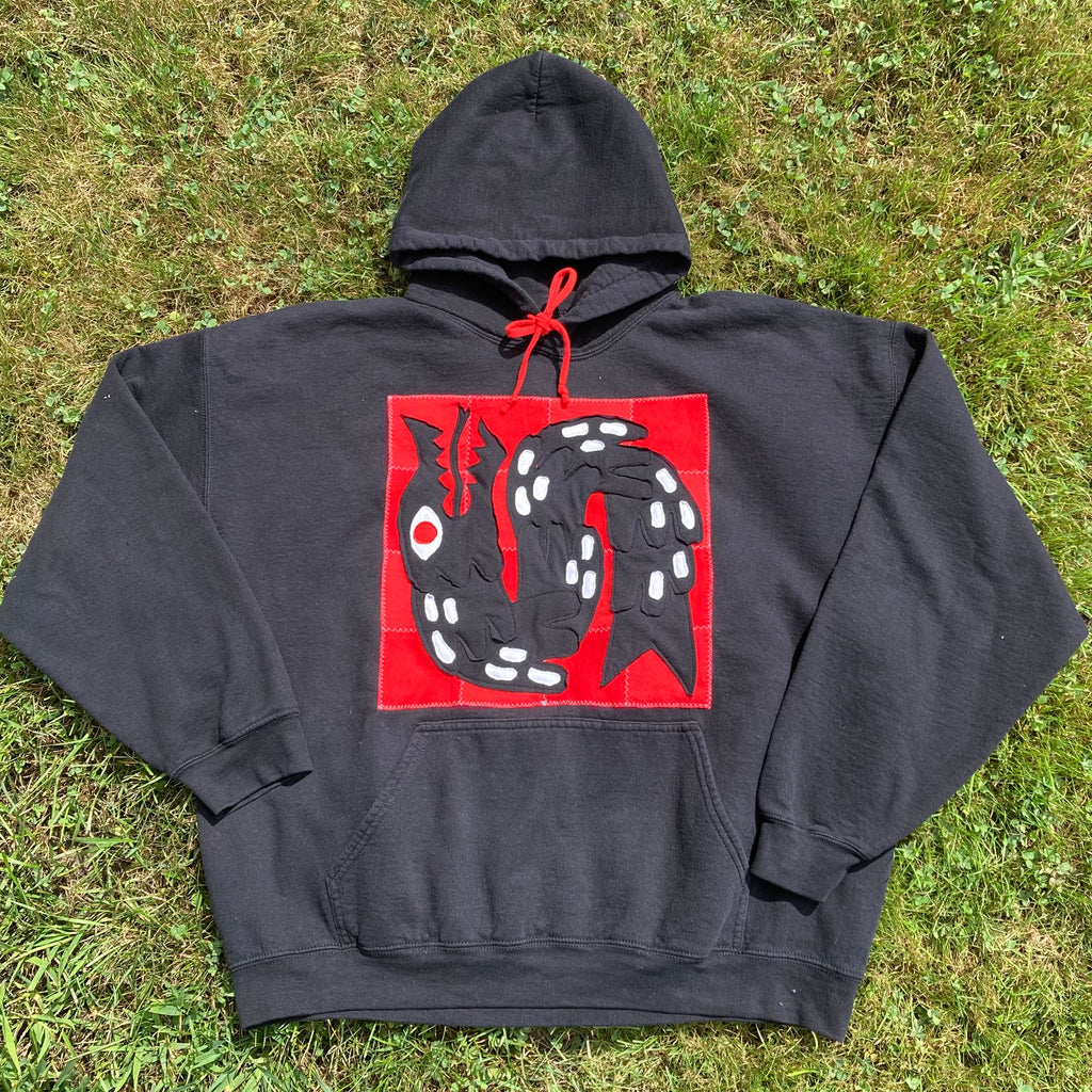 XL Black Dragon Hoodie