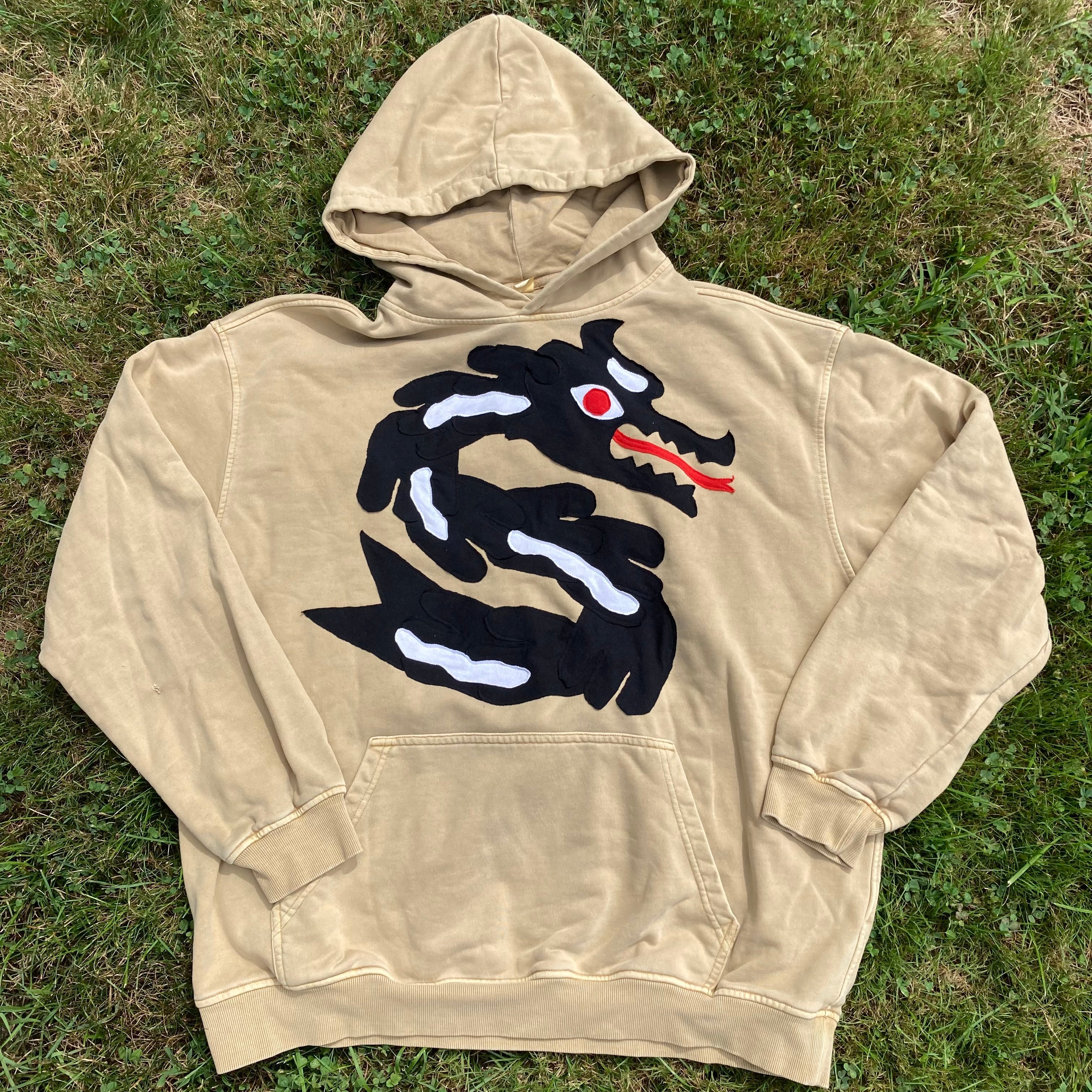 XL/2XL Black Dragon Hoodie
