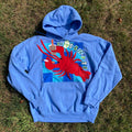 MEDIUM Masshole Lobstah Light Blue Hoodie