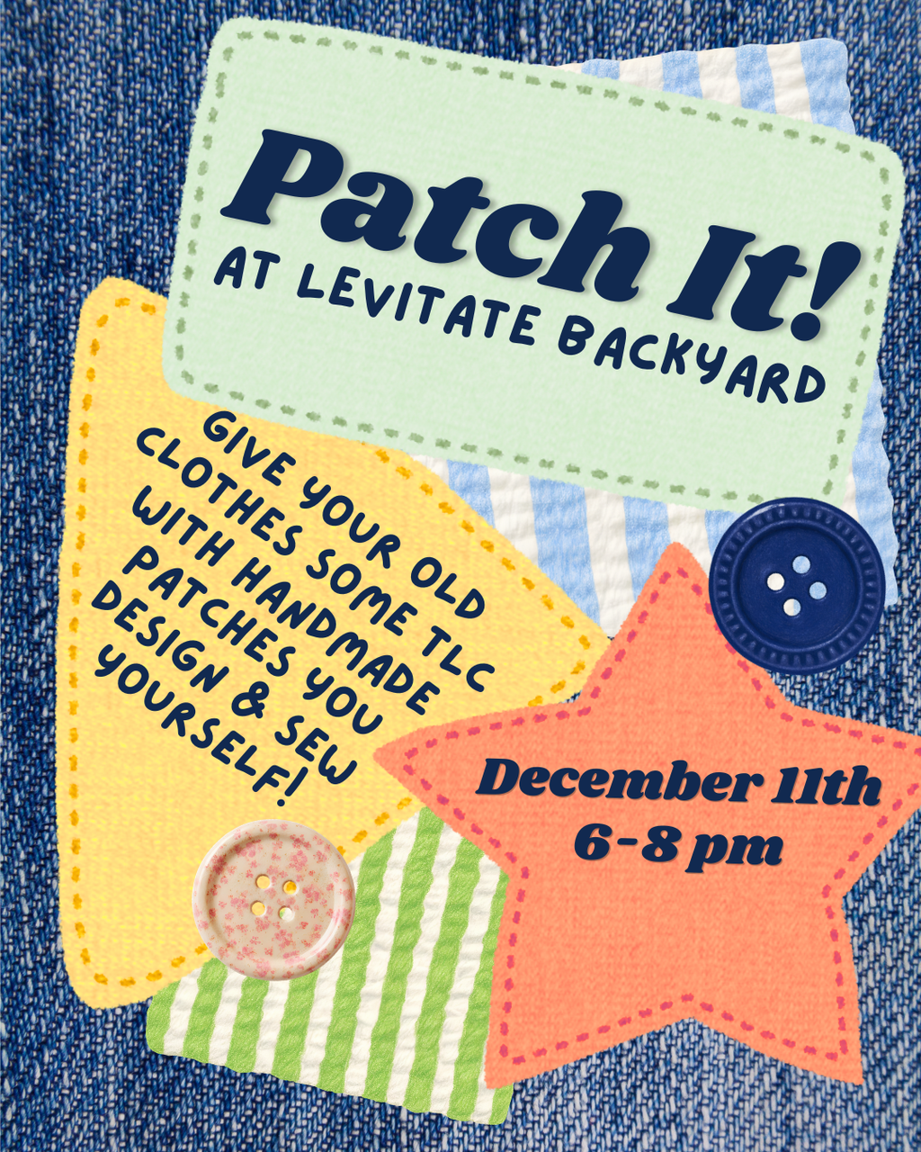 Patch It! — Levitate Backyard Workshop